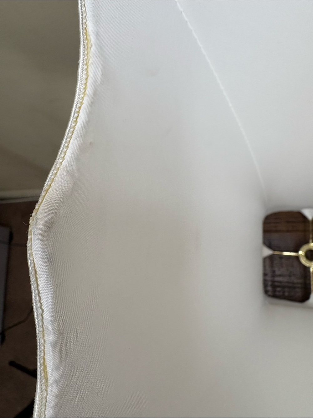 White Royal Designs Fancy Square Bell Lamp Shade - Picture 8 of 12